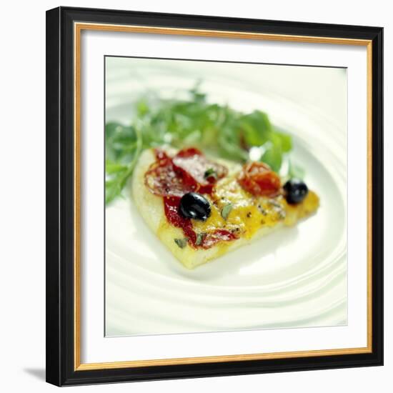 Pizza Slice-David Munns-Framed Premium Photographic Print