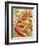 Pizza with Salami, Mushrooms, Tomatoes, Leek, Mozzarella and Chillis-Ira Leoni-Framed Photographic Print