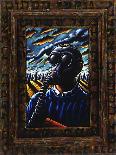 Writing on the Wall 1991  (oil on wood)-PJ Crook-Giclee Print