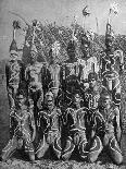 Men of the 'Never Never Land, in Totem Attire, Australia, 1922-PJ MacMahon-Giclee Print