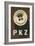 PKZ Button Advertisement-null-Framed Giclee Print