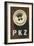 PKZ Button Advertisement-null-Framed Giclee Print