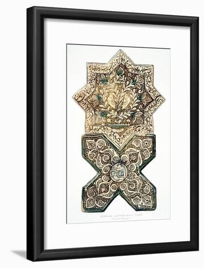 Pl 28 Persian Lustred Wall-Tiles, 19th Century (Colour Litho)-Henry Wallis-Framed Giclee Print