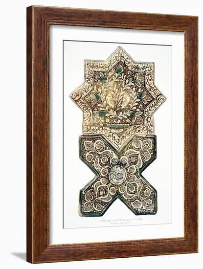 Pl 28 Persian Lustred Wall-Tiles, 19th Century (Colour Litho)-Henry Wallis-Framed Giclee Print