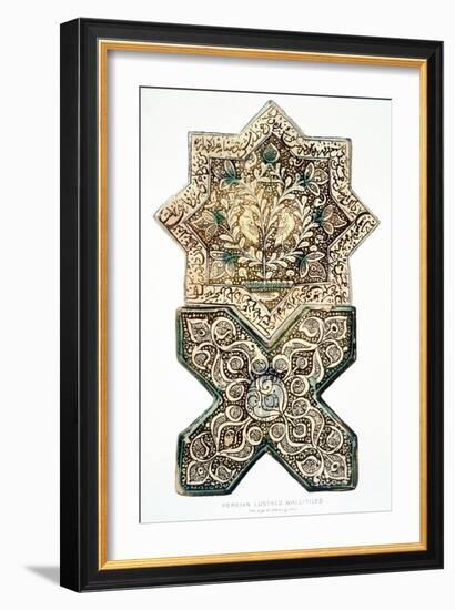Pl 28 Persian Lustred Wall-Tiles, 19th Century (Colour Litho)-Henry Wallis-Framed Giclee Print