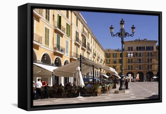 Placa Major, Palma, Mallorca, Spain-Peter Thompson-Framed Premier Image Canvas