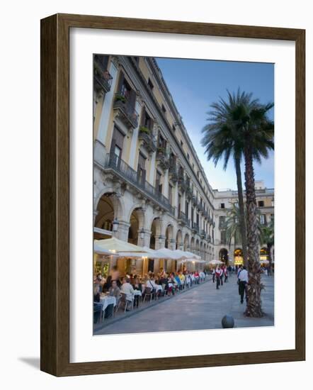 Placa Reial, Barcelona, Spain-Alan Copson-Framed Photographic Print