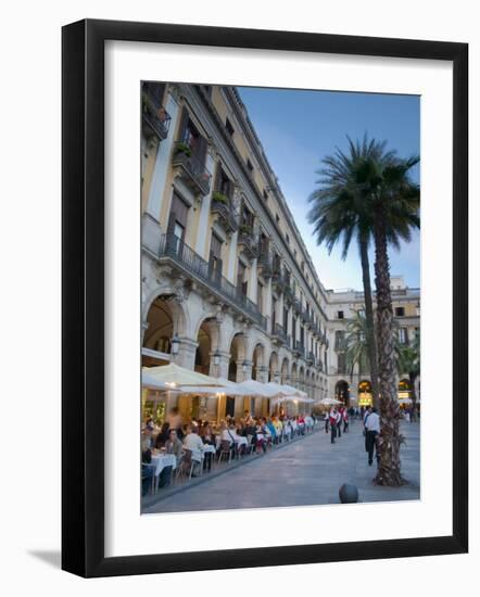 Placa Reial, Barcelona, Spain-Alan Copson-Framed Photographic Print