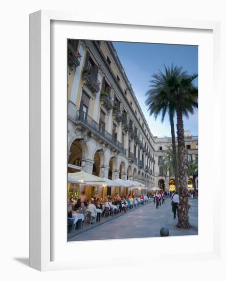 Placa Reial, Barcelona, Spain-Alan Copson-Framed Photographic Print