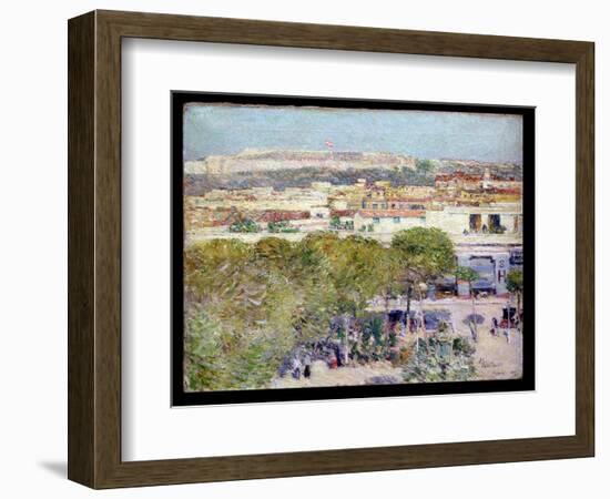 Place Centrale and Fort Cabanas, Havana, 1895-Childe Hassam-Framed Giclee Print