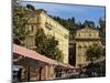 Place Charles Felix, Cours Saleya Market and Restaurant Area, Old Town, Nice, Alpes Maritimes, Prov-Peter Richardson-Mounted Photographic Print