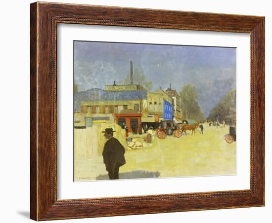 Place Clichy, 1901-Felix Vallotton-Framed Giclee Print