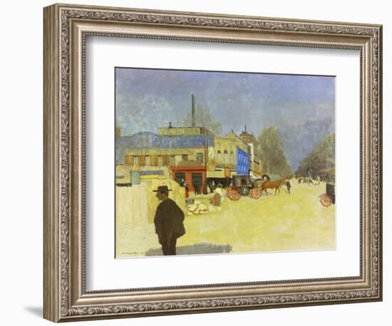 Place Clichy, 1901-Felix Vallotton-Framed Giclee Print