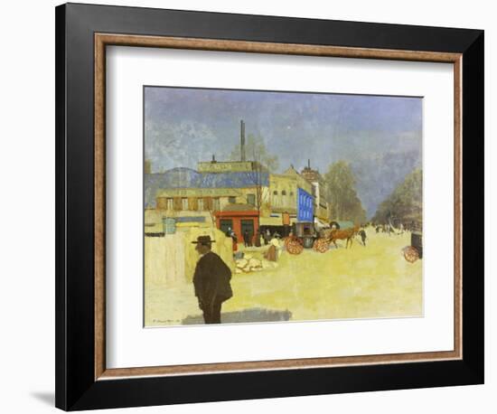 Place Clichy, 1901-Felix Vallotton-Framed Giclee Print