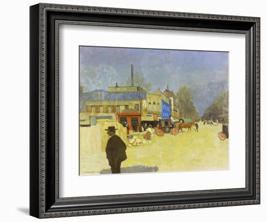 Place Clichy, 1901-Felix Vallotton-Framed Giclee Print