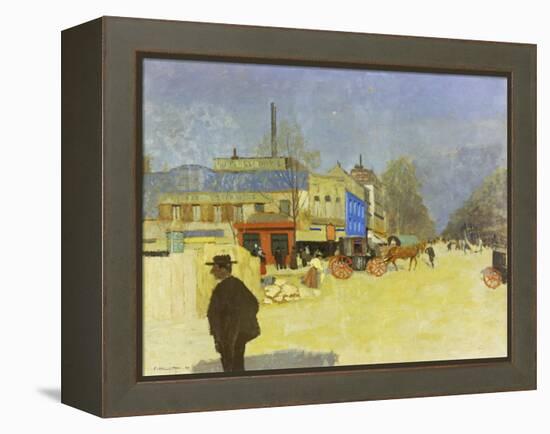 Place Clichy, 1901-Felix Vallotton-Framed Premier Image Canvas