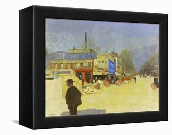 Place Clichy, 1901-Felix Vallotton-Framed Premier Image Canvas