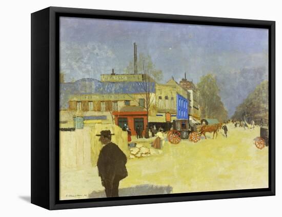 Place Clichy, 1901-Felix Vallotton-Framed Premier Image Canvas