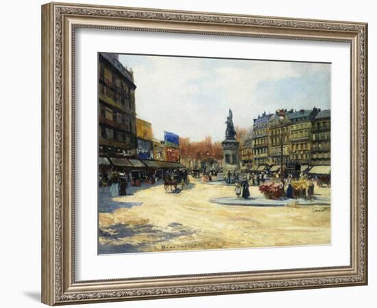 Place Clichy, Paris-Carlo Brancaccio-Framed Giclee Print