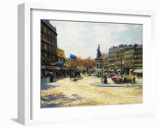 Place Clichy, Paris-Carlo Brancaccio-Framed Giclee Print