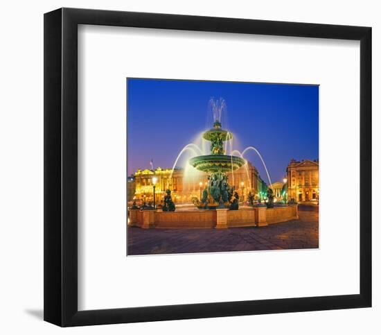 Place Concorde Madeleine Church-null-Framed Art Print