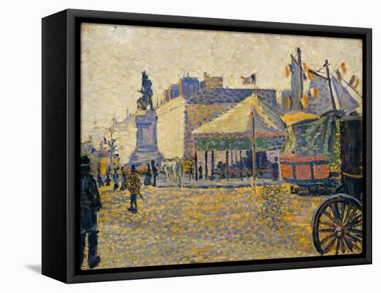 Place de Clichy, 1887-Paul Signac-Framed Premier Image Canvas