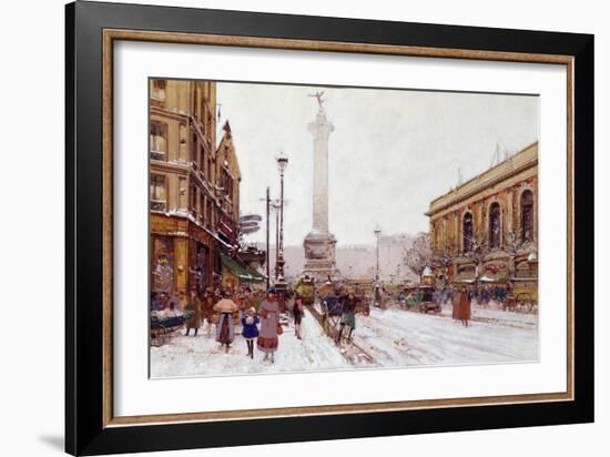 Place De La Bastille-Eugene Galien-Laloue-Framed Giclee Print