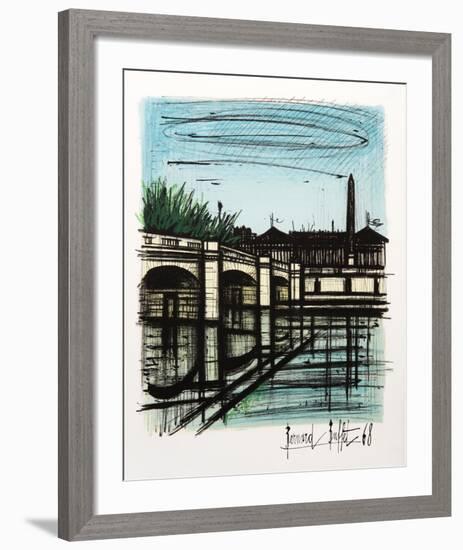 Place de la Concorde-Bernard Buffet-Framed Collectable Print