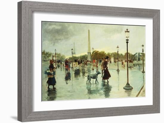 Place de La Concorde-Georges Stein-Framed Giclee Print