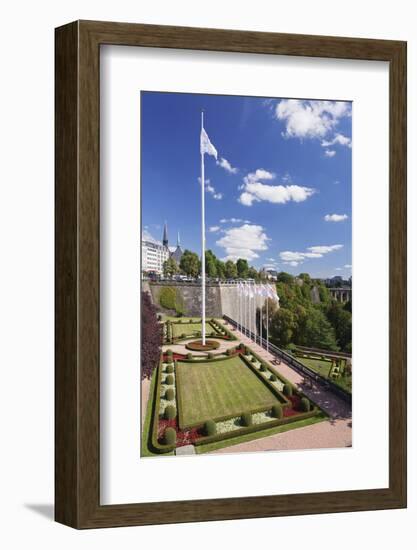 Place De La Constitution, Luxembourg City, Grand Duchy of Luxembourg, Europe-Markus Lange-Framed Photographic Print