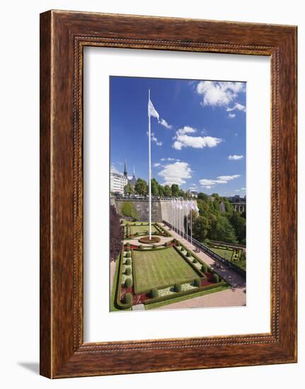 Place De La Constitution, Luxembourg City, Grand Duchy of Luxembourg, Europe-Markus Lange-Framed Photographic Print