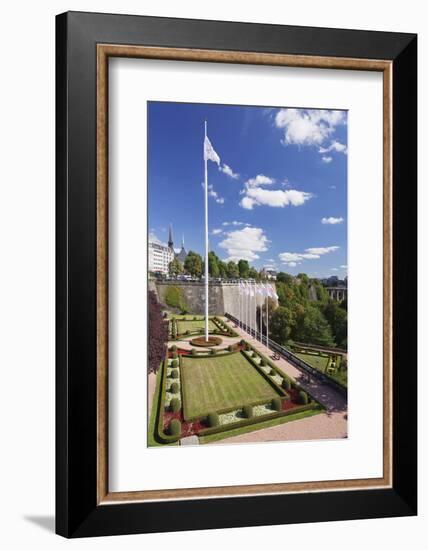 Place De La Constitution, Luxembourg City, Grand Duchy of Luxembourg, Europe-Markus Lange-Framed Photographic Print