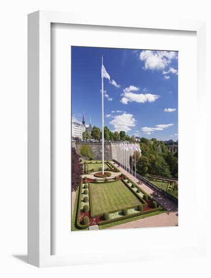 Place De La Constitution, Luxembourg City, Grand Duchy of Luxembourg, Europe-Markus Lange-Framed Photographic Print