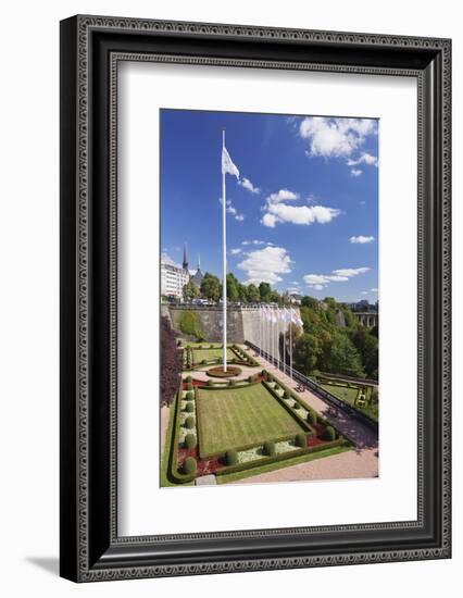 Place De La Constitution, Luxembourg City, Grand Duchy of Luxembourg, Europe-Markus Lange-Framed Photographic Print