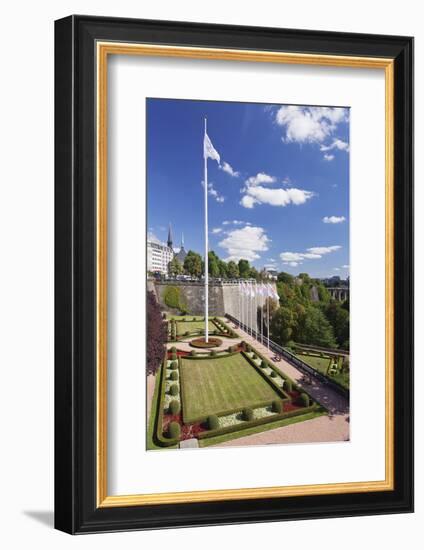 Place De La Constitution, Luxembourg City, Grand Duchy of Luxembourg, Europe-Markus Lange-Framed Photographic Print