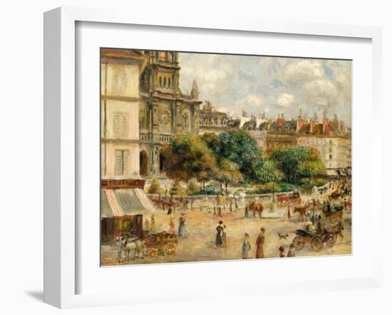 Place De La Trinite, 1893-Pierre-Auguste Renoir-Framed Giclee Print