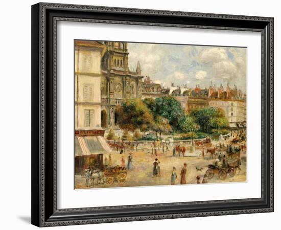 Place De La Trinite, 1893-Pierre-Auguste Renoir-Framed Giclee Print