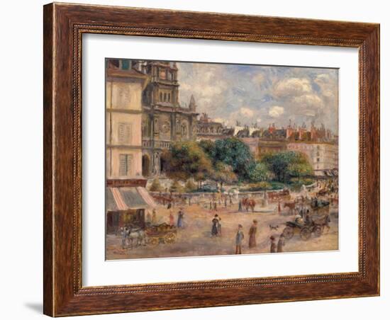 Place De La Trinité, 1893-Pierre-Auguste Renoir-Framed Giclee Print