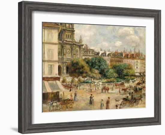 Place De La Trinite-Pierre-Auguste Renoir-Framed Giclee Print