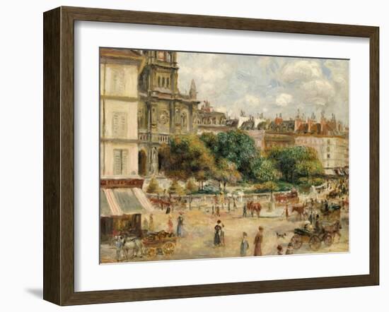 Place De La Trinite-Pierre-Auguste Renoir-Framed Giclee Print