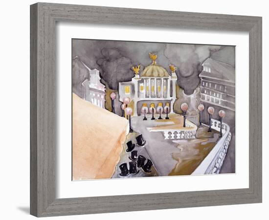 Place De Le Opera-Zelda Fitzgerald-Framed Art Print