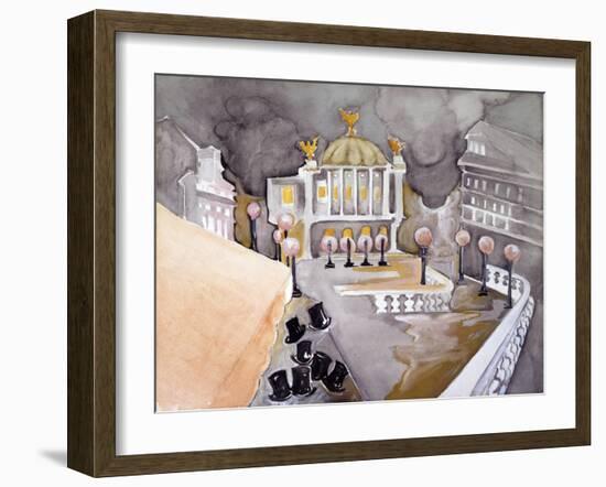 Place De Le Opera-Zelda Fitzgerald-Framed Art Print