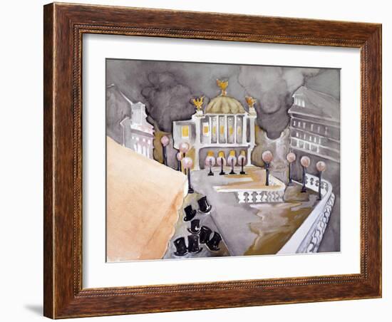 Place De Le Opera-Zelda Fitzgerald-Framed Art Print