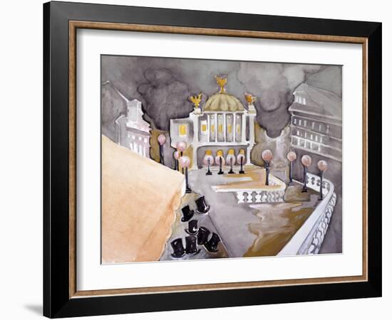 Place De Le Opera-Zelda Fitzgerald-Framed Art Print