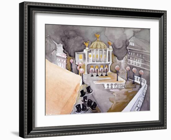 Place De Le Opera-Zelda Fitzgerald-Framed Art Print