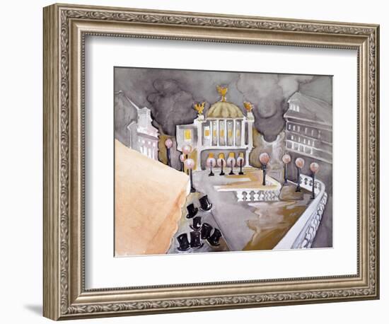 Place De Le Opera-Zelda Fitzgerald-Framed Premium Giclee Print