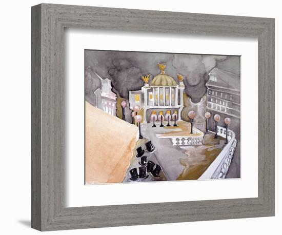 Place De Le Opera-Zelda Fitzgerald-Framed Premium Giclee Print