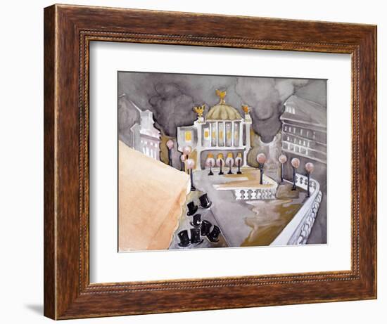 Place De Le Opera-Zelda Fitzgerald-Framed Premium Giclee Print