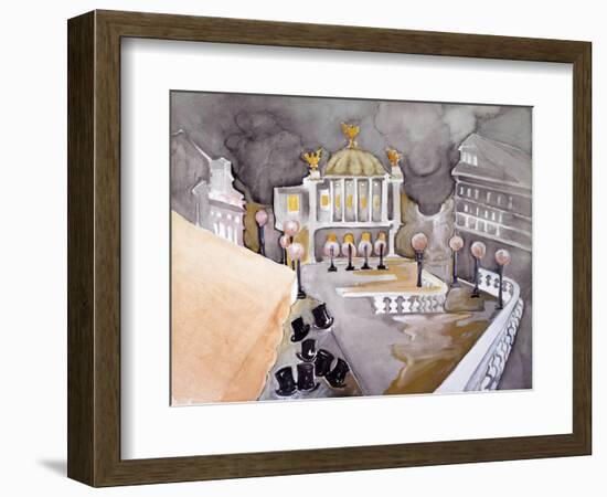 Place De Le Opera-Zelda Fitzgerald-Framed Art Print