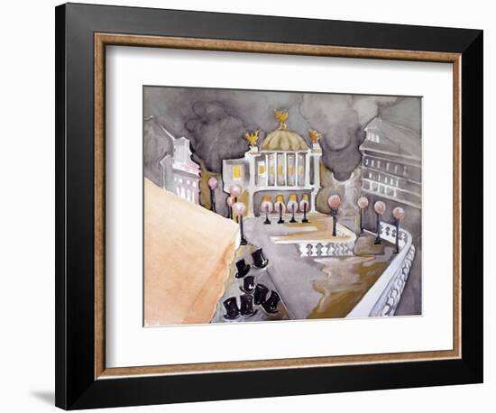 Place De Le Opera-Zelda Fitzgerald-Framed Art Print